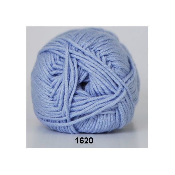 Hjertegarn - Merino Cotton 1620 Lys bl&aring;