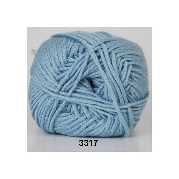 Hjertegarn - Merino Cotton 3317 Turkis