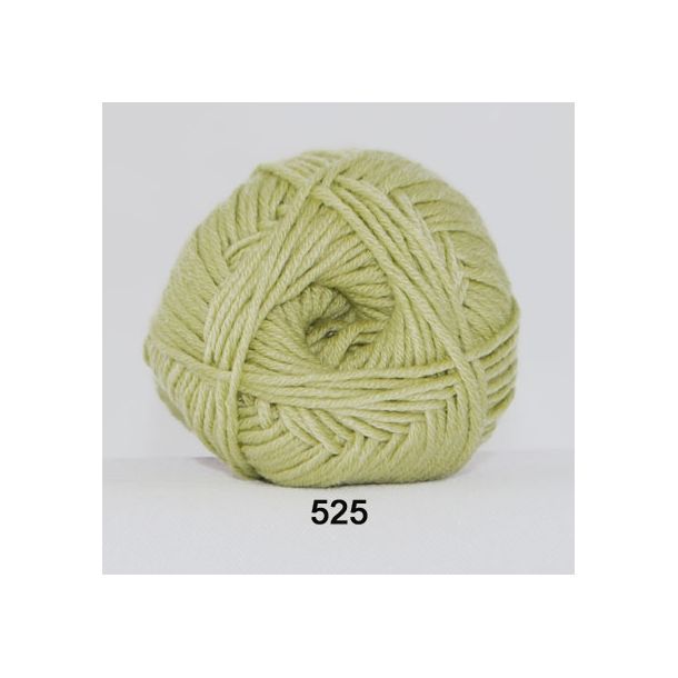 Hjertegarn - Merino Cotton 525 lys gulgr&oslash;n
