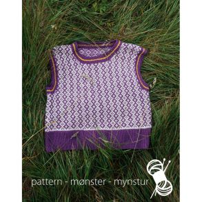 Strikkekit - Vest med færøsk mønster - Navia