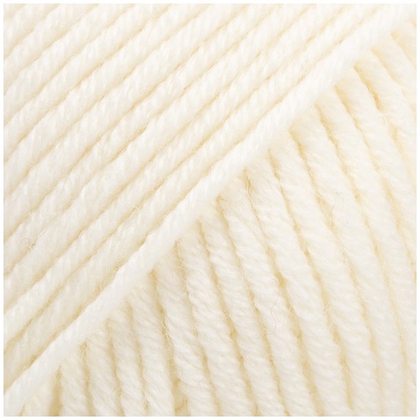 Drops Merino Extra Fine 01 natur uni colour