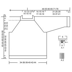 Strikkekit - Bee Season Jumper - Str 11/12 r