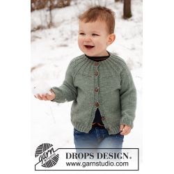 Strikkekit - First Leaf Jacket Str. 2 - 3/4 - 5/6 �r