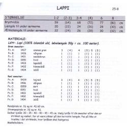 Lappi - Strikkeopskrift slges kun sammen med garn