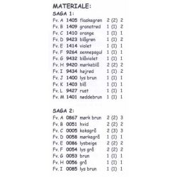 Saga - Strikkeopskrift slges kun sammen med garn