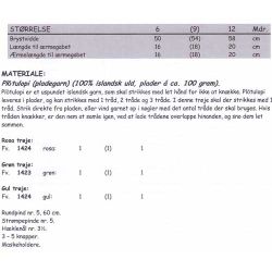 Ungi - Strikkeopskrift slges kun sammen med garn