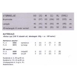 Virki - Strikkeopskrift slges kun sammen med garn