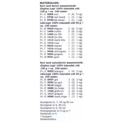Endurreisn - Strikkeopskrift slges kun sammen med garn