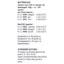Snfellsj&ouml;lkull - Strikkeopskrift slges kun sammen med garn