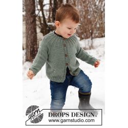 Strikkekit - First Leaf Jacket Str. 2 - 3/4 - 5/6 �r