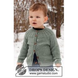 Strikkekit - First Leaf Jacket Str. 2 - 3/4 - 5/6 �r