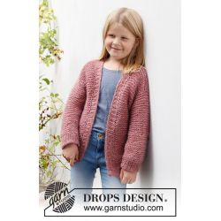 Strikkekit - Lovely Camellia Jacket str 7/8 r