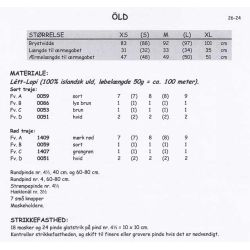 &Ouml;ld - Strikkeopskrift slges kun sammen med garn