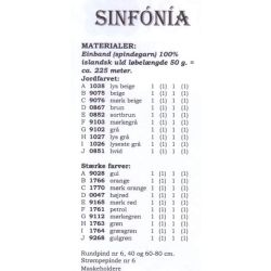 Sinfonia - Strikkeopskrift slges kun med garn