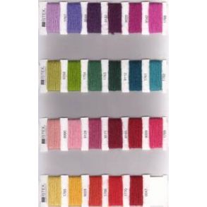 Farvekort til Eindband - Spindegarn