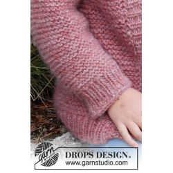  Strikkekit - Lovely Camellia Jacket str 3-4 r