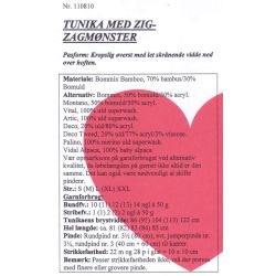 Tunika med zig-zagm�nster