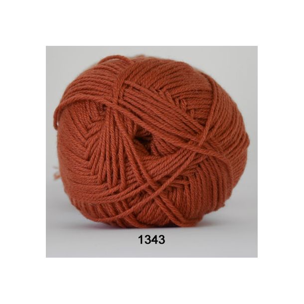 Hjertegarn - Lana Cotton 1343 Rust