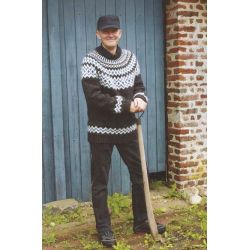 Bondervens sweater - Strikkeopskrift slges kun sammen med garn