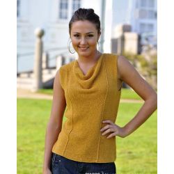 Top med vandfaldskrave