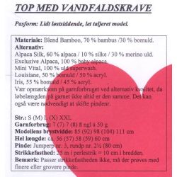 Top med vandfaldskrave