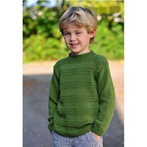 Sweater med ribmnster