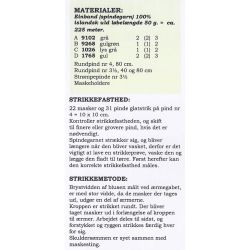 Blaka - Strikkeopskrift slges kun med garn