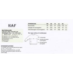 HAF - Strikkeopskrift slges kun sammen med garn