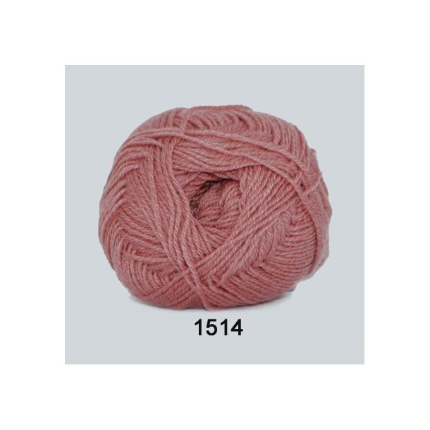 Hjertegarn - Lana Cotton 1514 Stvet rosa