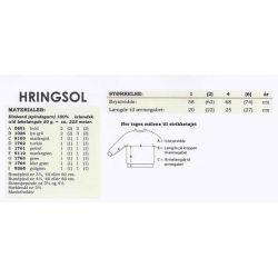 Hringsol - Strikkeopskrift slges kun sammen med garn