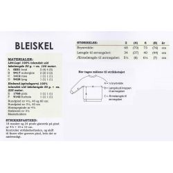Bleiskel - Strikkeopskrift slges kun sammen med garn