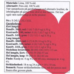 Mnsterstrikket sweater