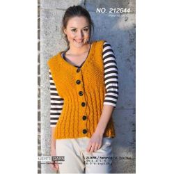 Vest med ribsnoninger