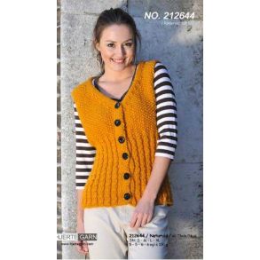 Vest med ribsnoninger