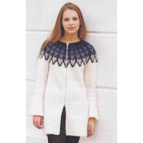 Bláskel - Strikkeopskrift slges kun sammen med garn