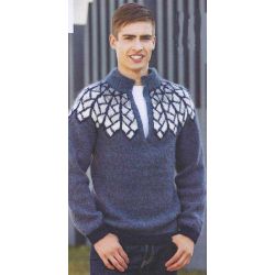 Spegilslettur - Strikkeopskrift slges kun sammen med garn