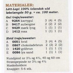Pula - Strikkeopskrift slges kun sammen med garn
