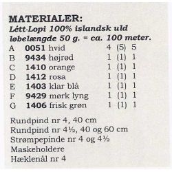 Kleopatra - Strikkeopskrift slges kun sammen med garn