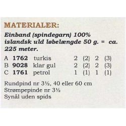 Picasso - Strikkeopskrift slges kun sammen med garn