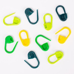 Markr - Plastik - Gul/Grn - 30 stk