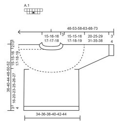  Strikkekit - Autumn Flower str. 3-4 r. 