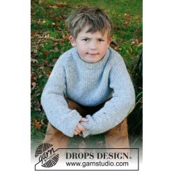  Strikkekit - Weekend Games Jumper str 5-8 r