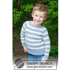 Sky Stripes Jumper - 2 til 6 r