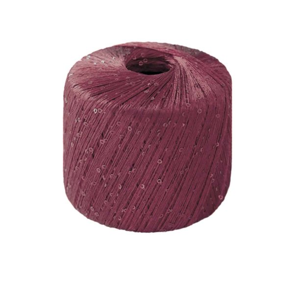 Lana Gatto - Paillettes 31157 - M&oslash;rk gammelrosa med m&oslash;rk gammel rosa paillettes