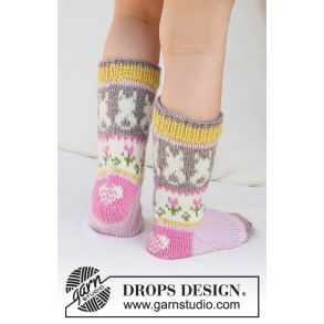 Strikkekit - Dancing Bunny Socks Str 24-25 / 35-37