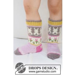 Strikkekit - Dancing Bunny Socks Str 38-40 / 41-43