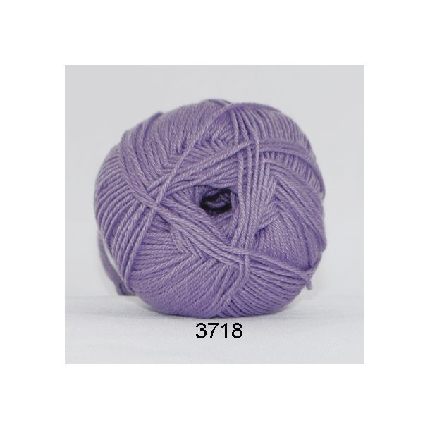 Hjertegarn - Lana Cotton 3718 Lavendel