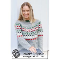 Strikkekit - Christmas Time sweater - Str S