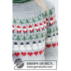 Strikkekit - Christmas Time sweater - Str S