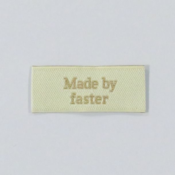 Made by label Made by faster